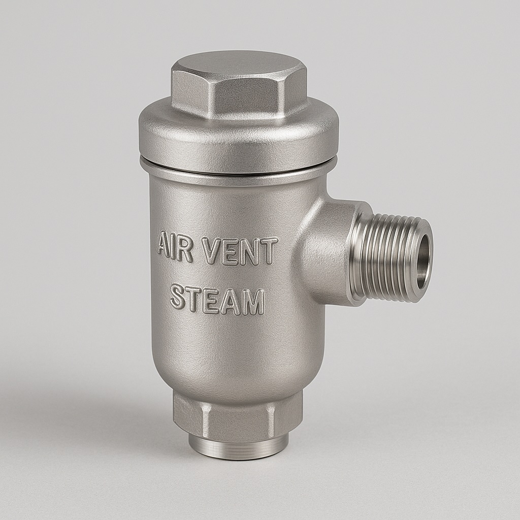 Luftutskiller for fjerning av luft og gasser fra dampanlegg