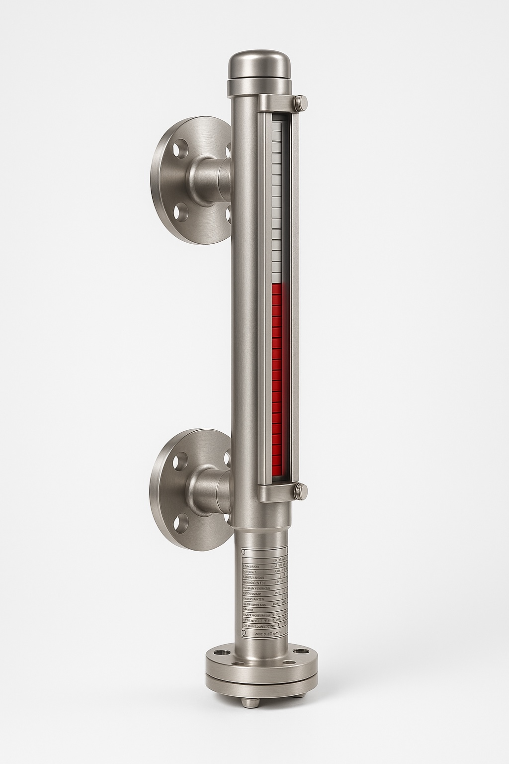 Nivåviser for kontroll av væskenivå i kjeler og tanker