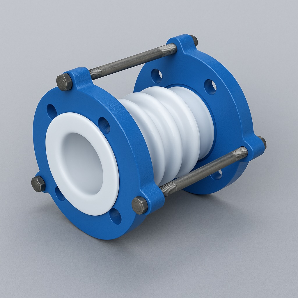 PTFE kompensator for korrosive medier