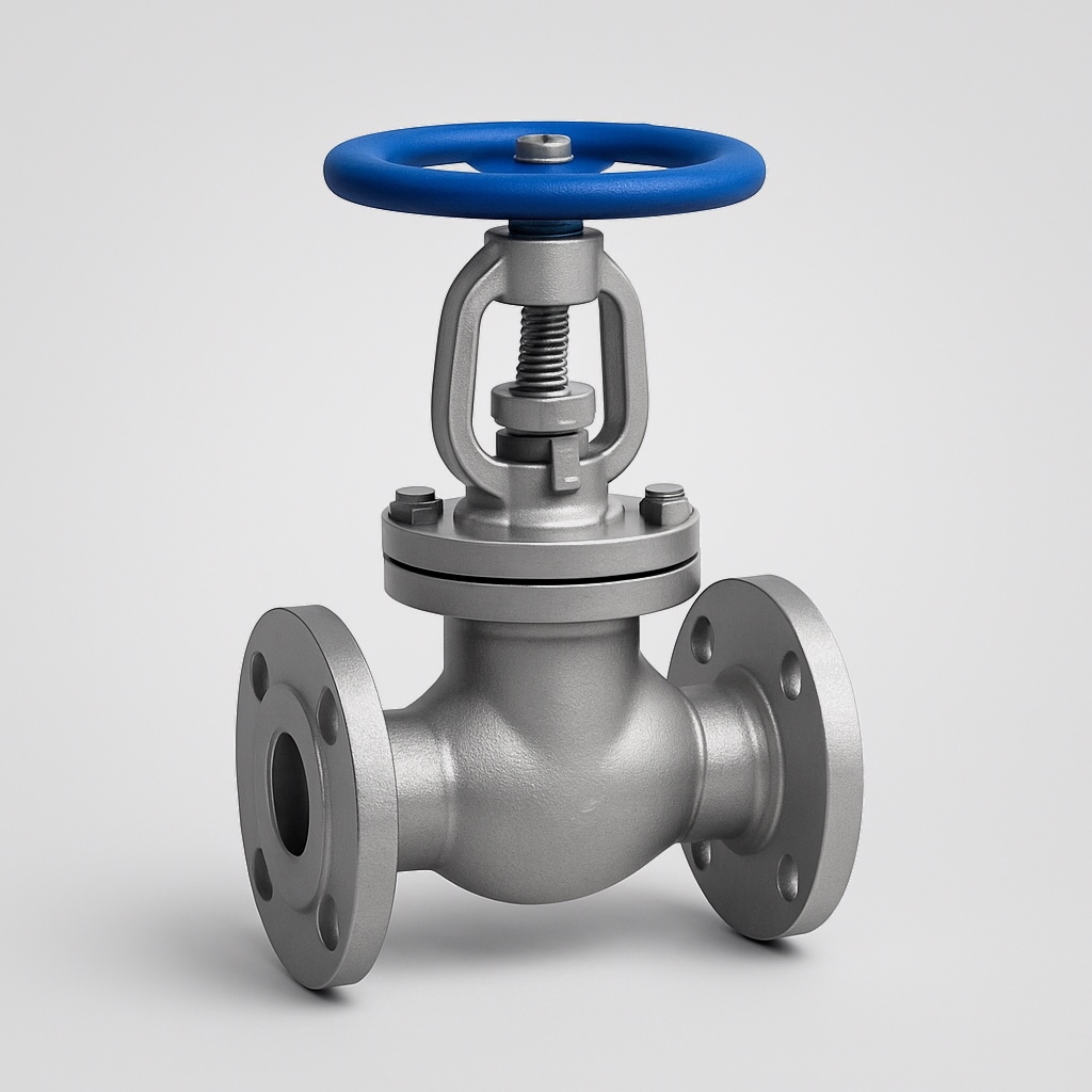 Industrielle ventiler i rustfritt stål for væske-, damp- og gassanlegg