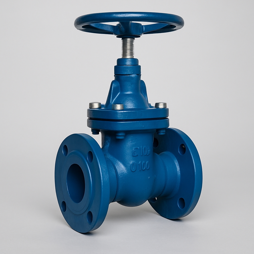 Sluseventil for industri – full åpning og lukking uten trykkfall